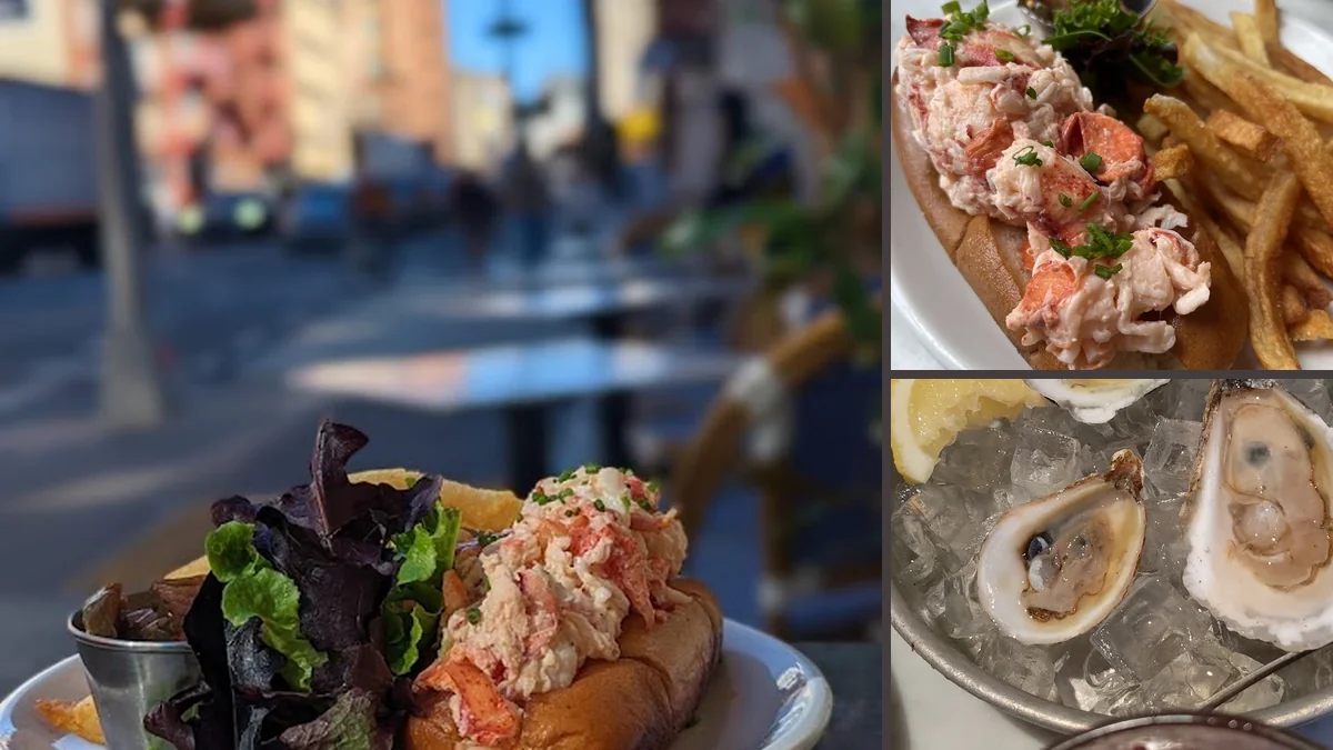 New York seafood spot with a relaxed, nautical look.